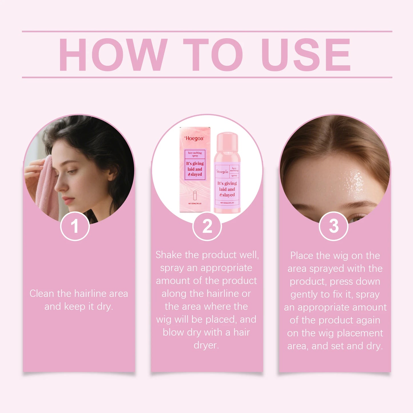 Invisible Hold Wig Adhesive Spray | Lightweight & Long-Lasting Care