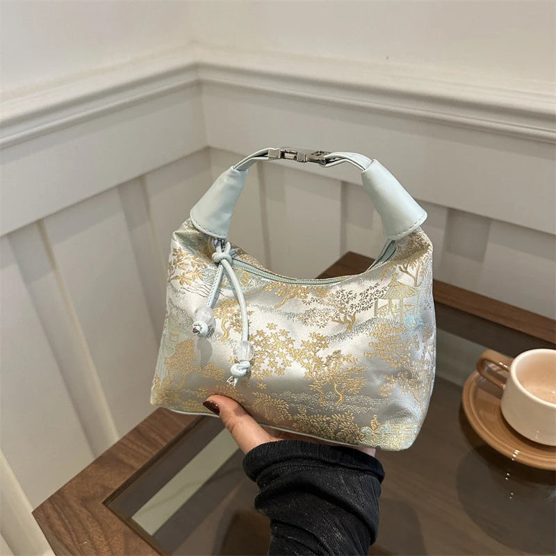 Elegant Fine Embroidery Ladies Handbags | Stylish Summer Crossbody Bags