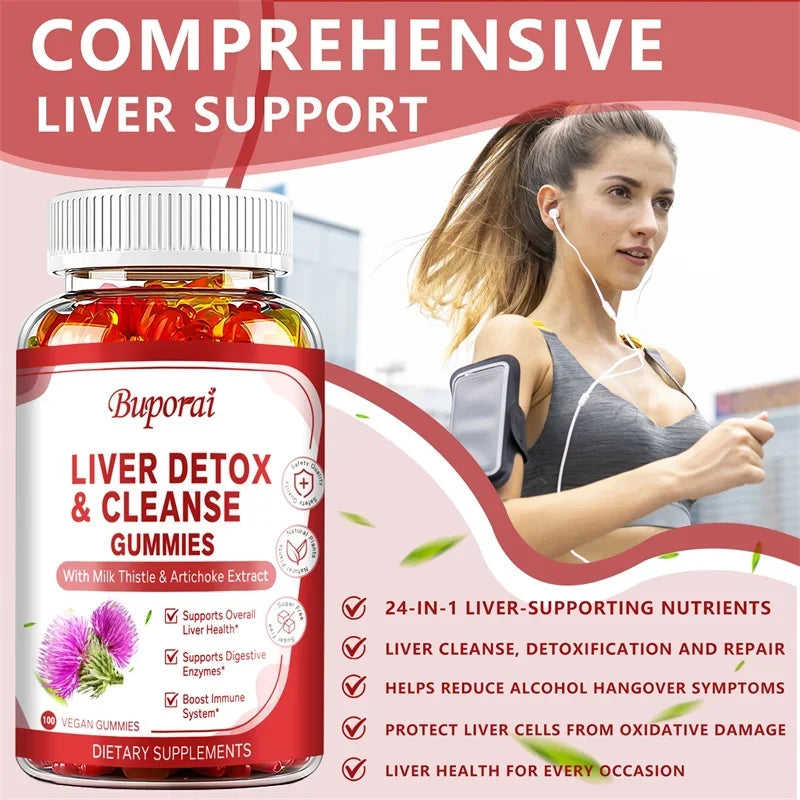 Liver Cleanse & Detox Gummies | Boost Digestion & Immunity