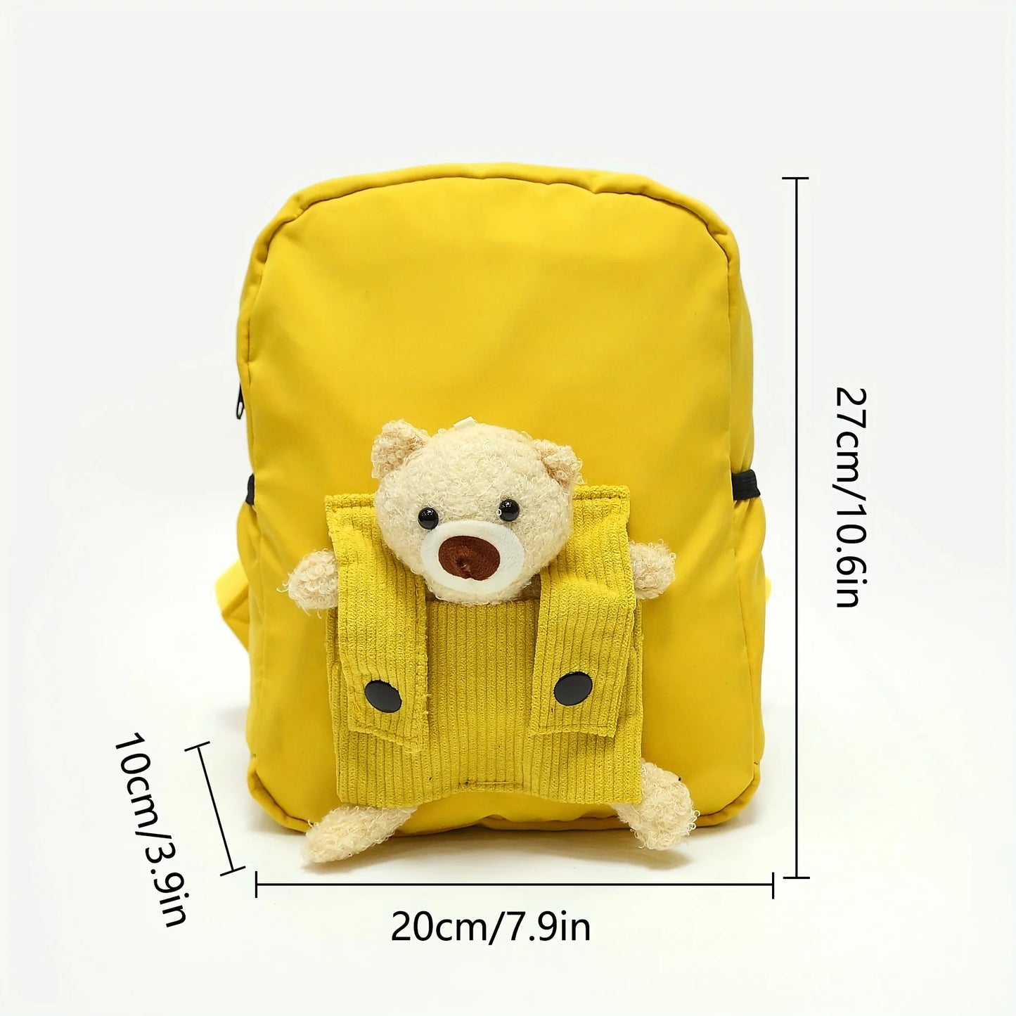 Personalized Plush Bear Backpack | Custom Kids Embroidered Bag