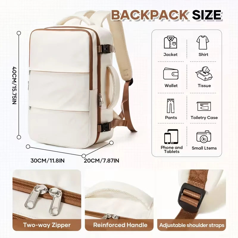 Waterproof Travel Backpack for Men and Women | Business & School Bag