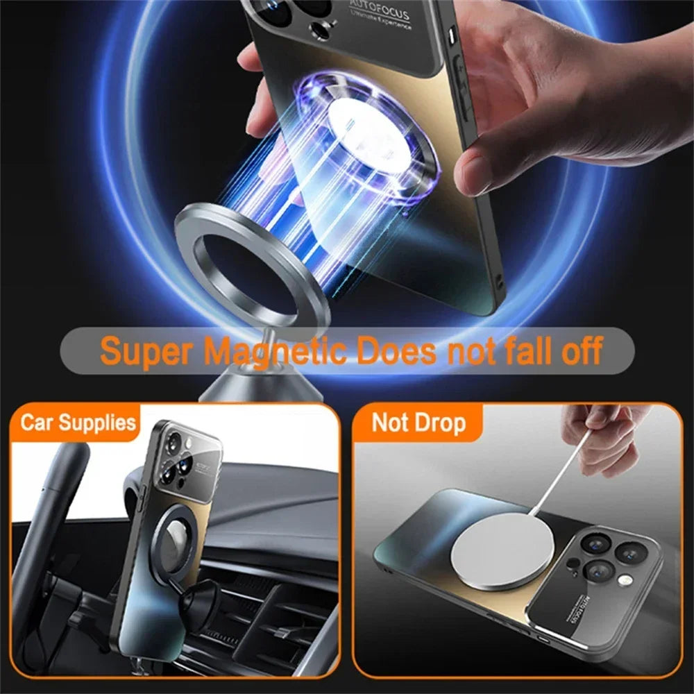 Titanium Metallic Matte Case for iPhone | Premium Camera Protection
