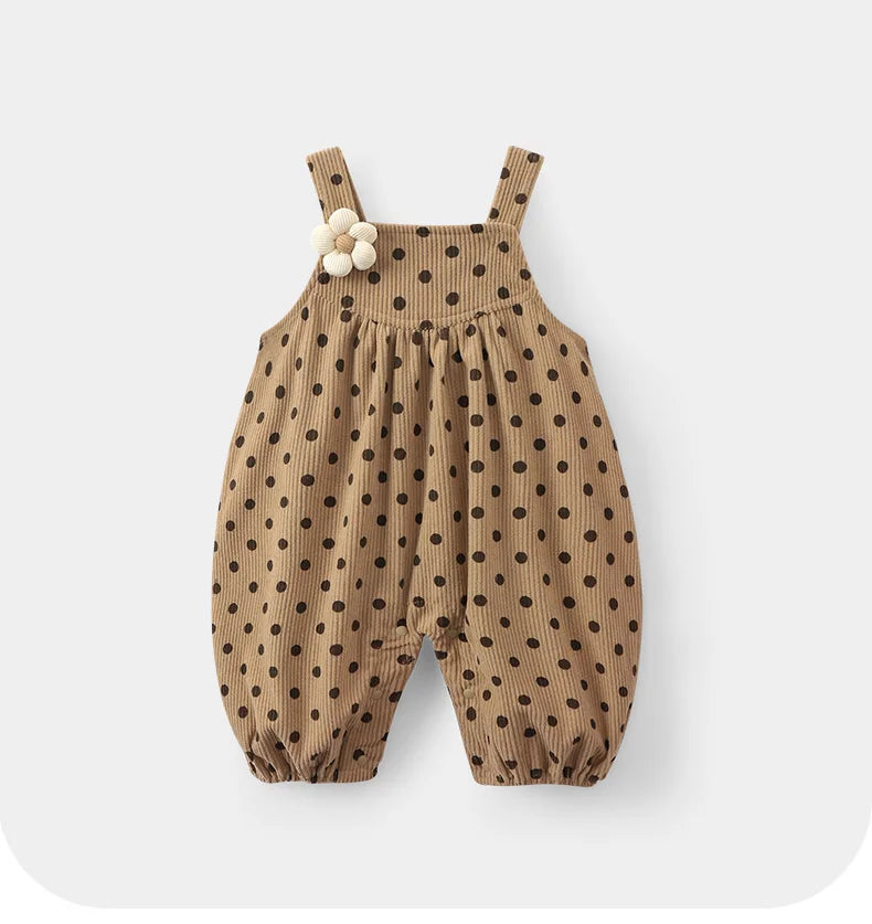 Cute Autumn Overalls for Babies | Adorable One-Piece Romper