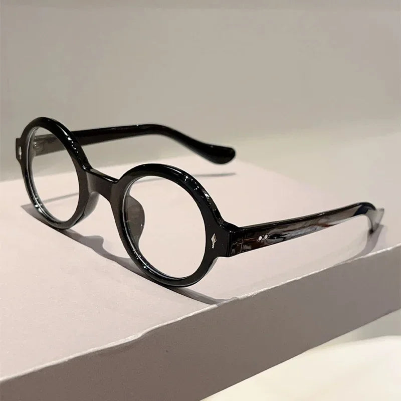 Vintage Round Blue Light Blocking Glasses for Stylish Eye Protection