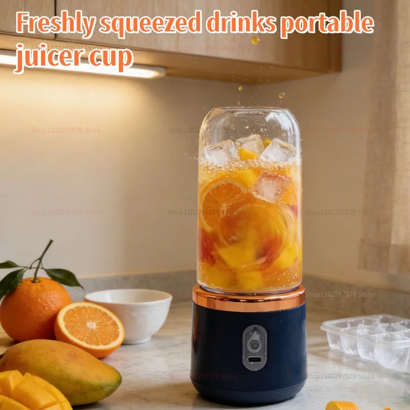 Portable Electric Blender | 6 Blades for Juicing & Smoothies