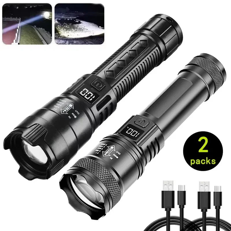 2000LM Ultra Bright Tactical Flashlight | Emergency Ready Lighting