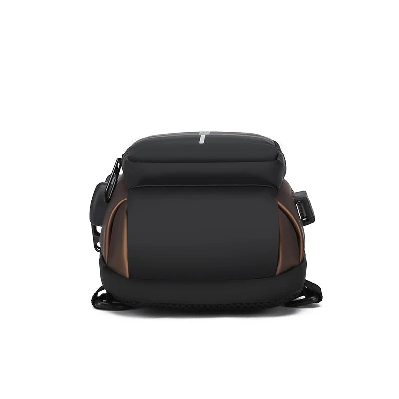Men's Anti-Theft Sling Bag | USB Charging Crossbody Pack