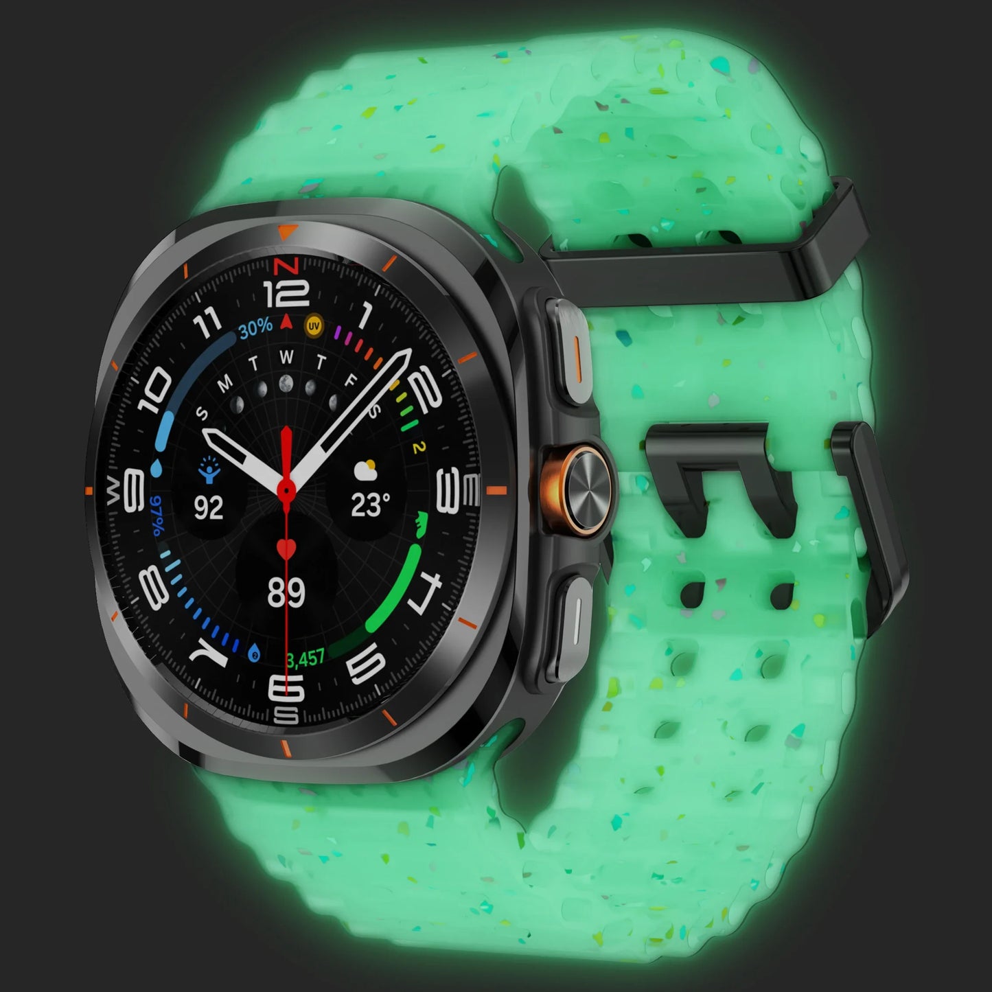 Luminous Ocean Strap for Smartwatch | Sport Silicone Band