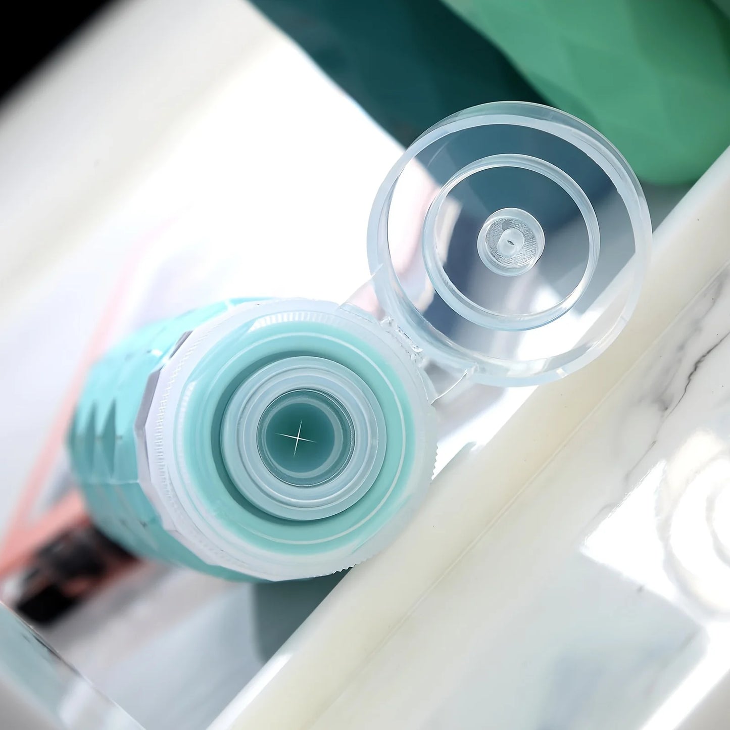 Portable Refillable Bottles with Diamond Texture | Travel Toiletry Set