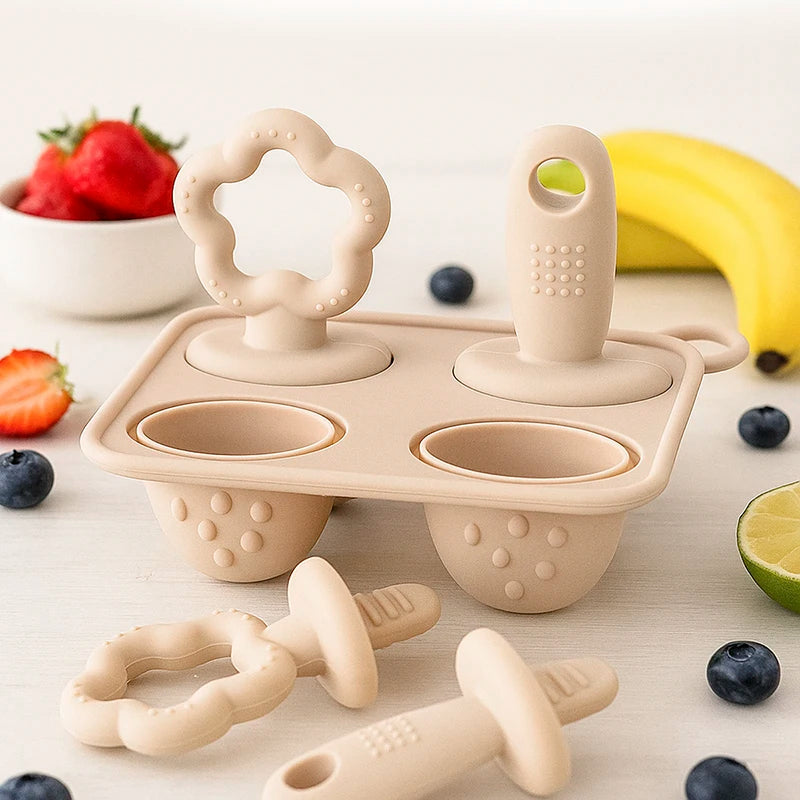 Silicone Baby Popsicle Molds | Fun Healthy Treats for Kids