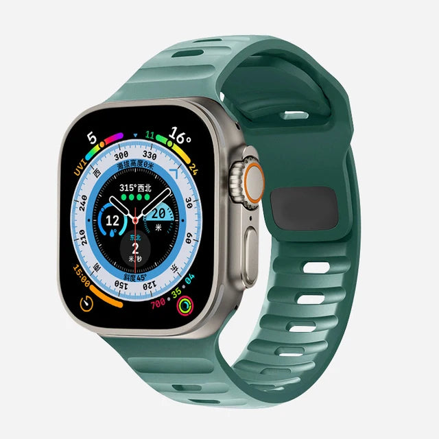 Flexible Silicone Sport Strap for Smartwatches | Comfort & Style