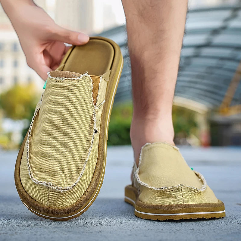Men's Outdoor Summer Slippers | Breathable Slip-On Sandals