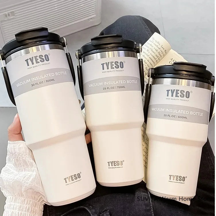 Large Capacity Stainless Steel Coffee Tumbler | Thermal Insulated Mug