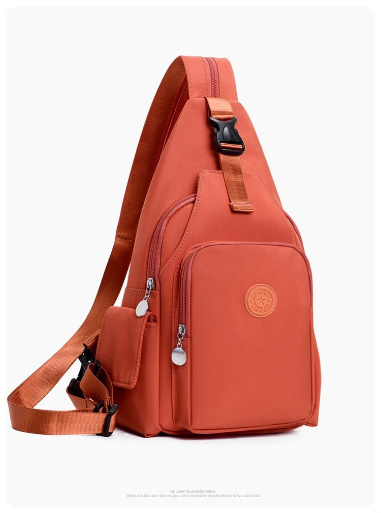 Casual Multi-Functional Nylon Chest Bag | Stylish and Practical