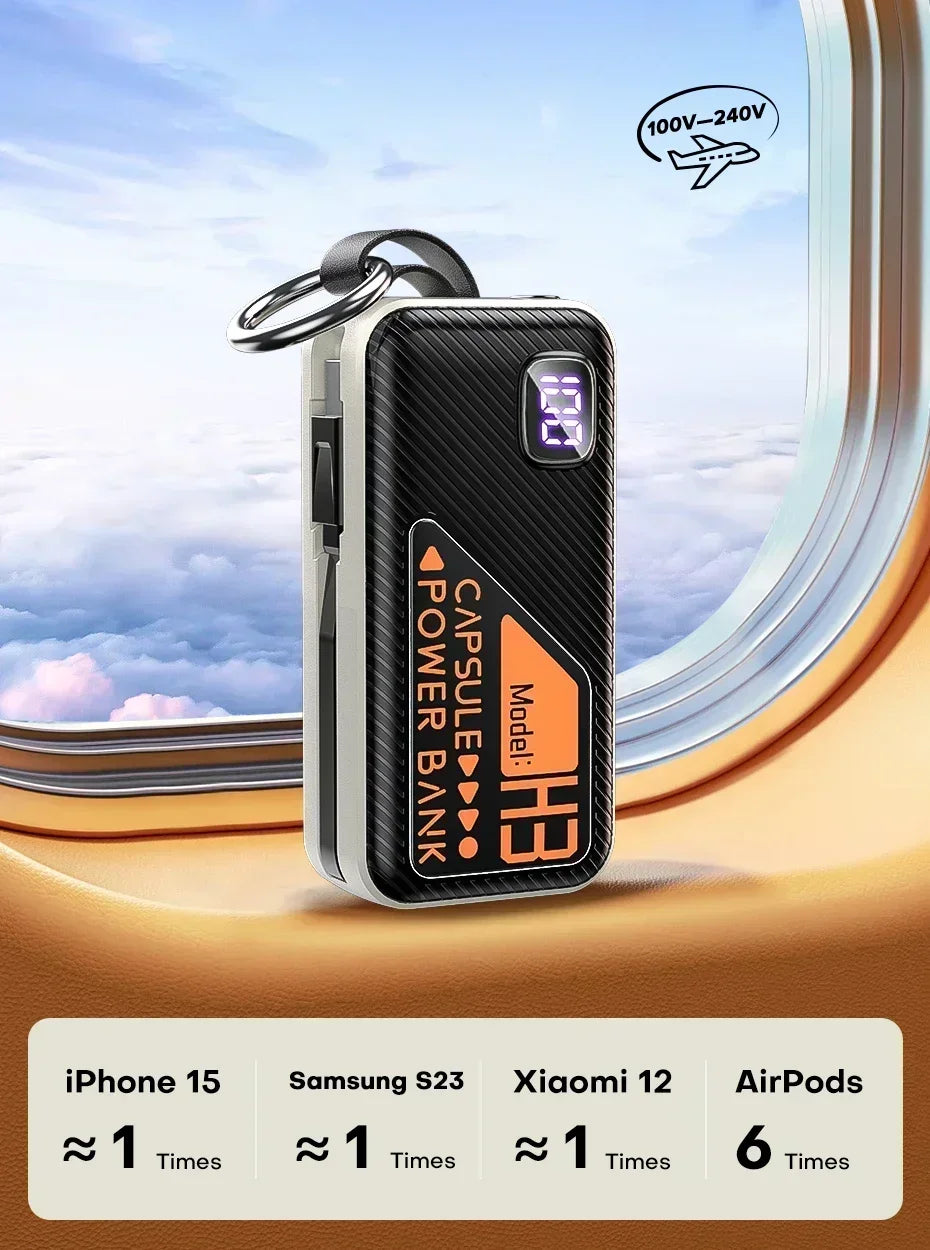 20000mAh Mini Power Bank with PD20W Fast Charging & Digital Display