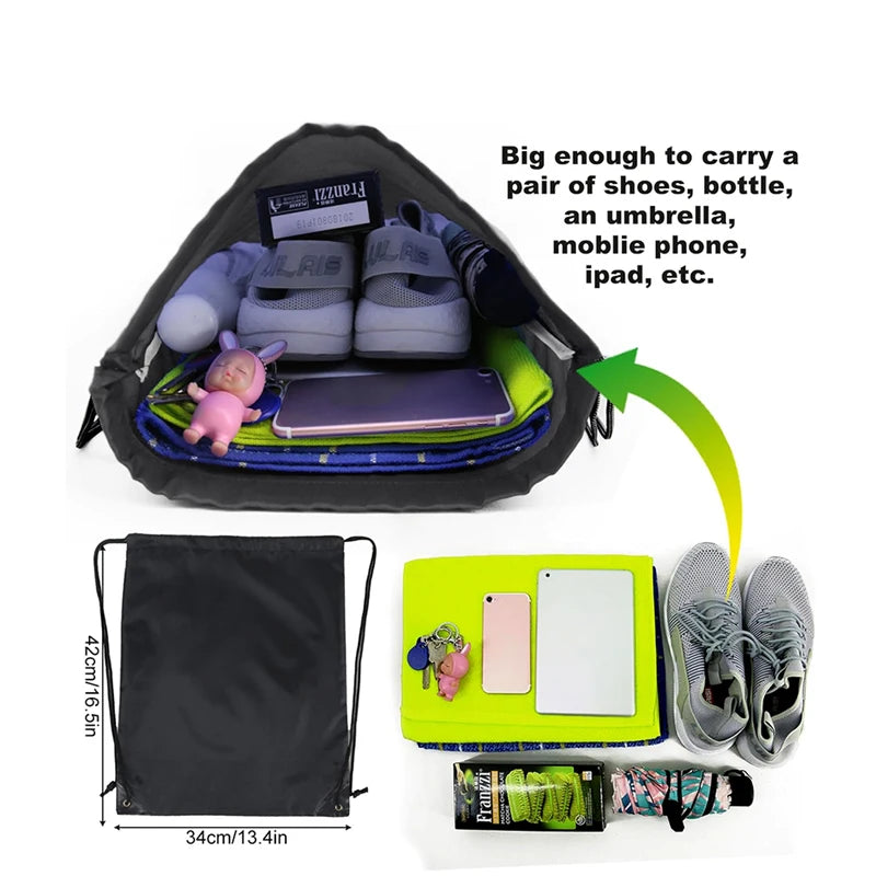 Unisex Drawstring Backpack | Lightweight & Water-Resistant Gym Bag