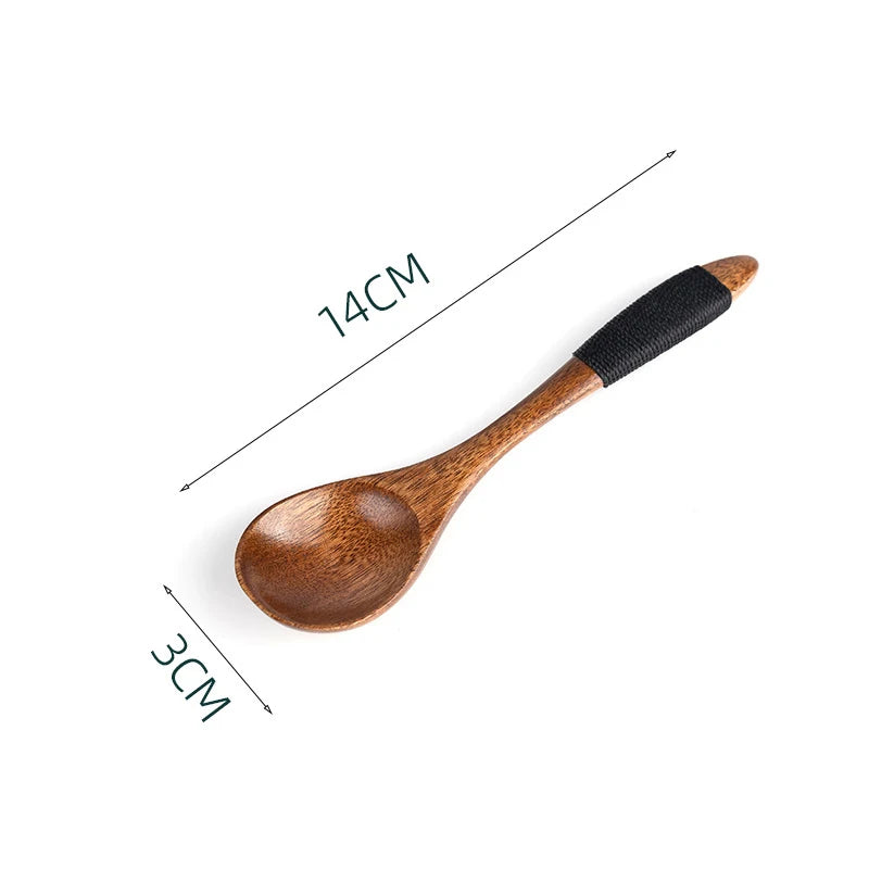 Small Wooden Spoon for Children | Natural Multi-Purpose Scoop