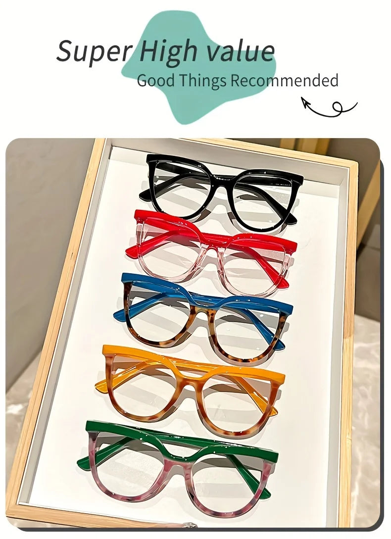 Elegant Cat Eye Glasses for Women | Vintage Gradient Style 2026