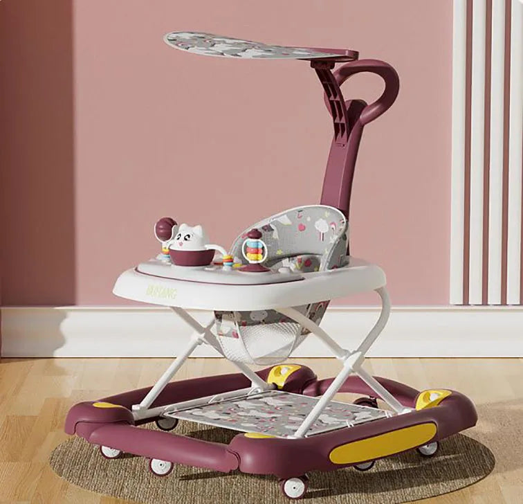 Multi-Functional Baby Walker with Awning | Safe & Fun Mobility