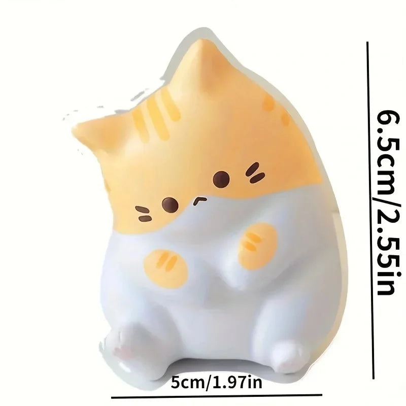 Soft Cartoon Cat Pop Fidget Toy | Stress Relief for All Ages