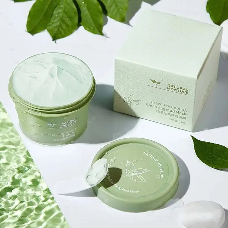 Green Tea Ice Mud Mask | Refreshing Cleansing & Moisturizing