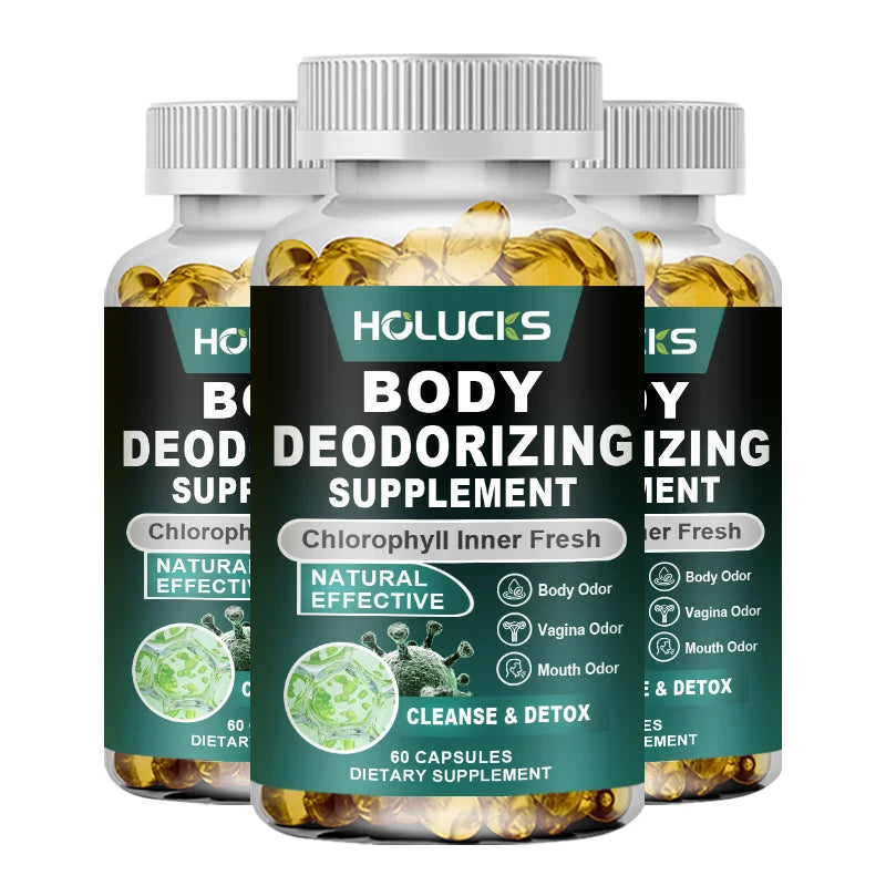 Chlorophyll Capsules | Body Deodorizing & Gut Health Support