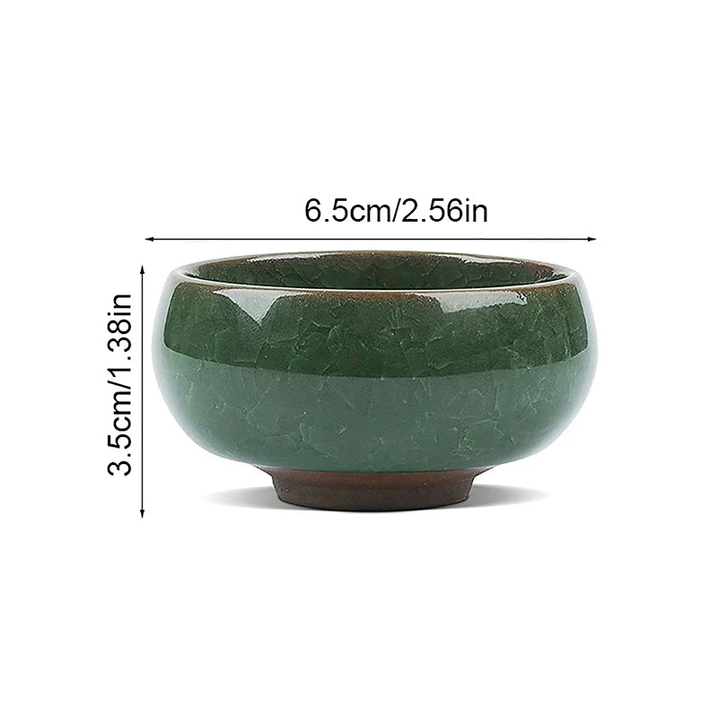 Cute Ice-Crack Glaze Flower Ceramic Succulent Planter