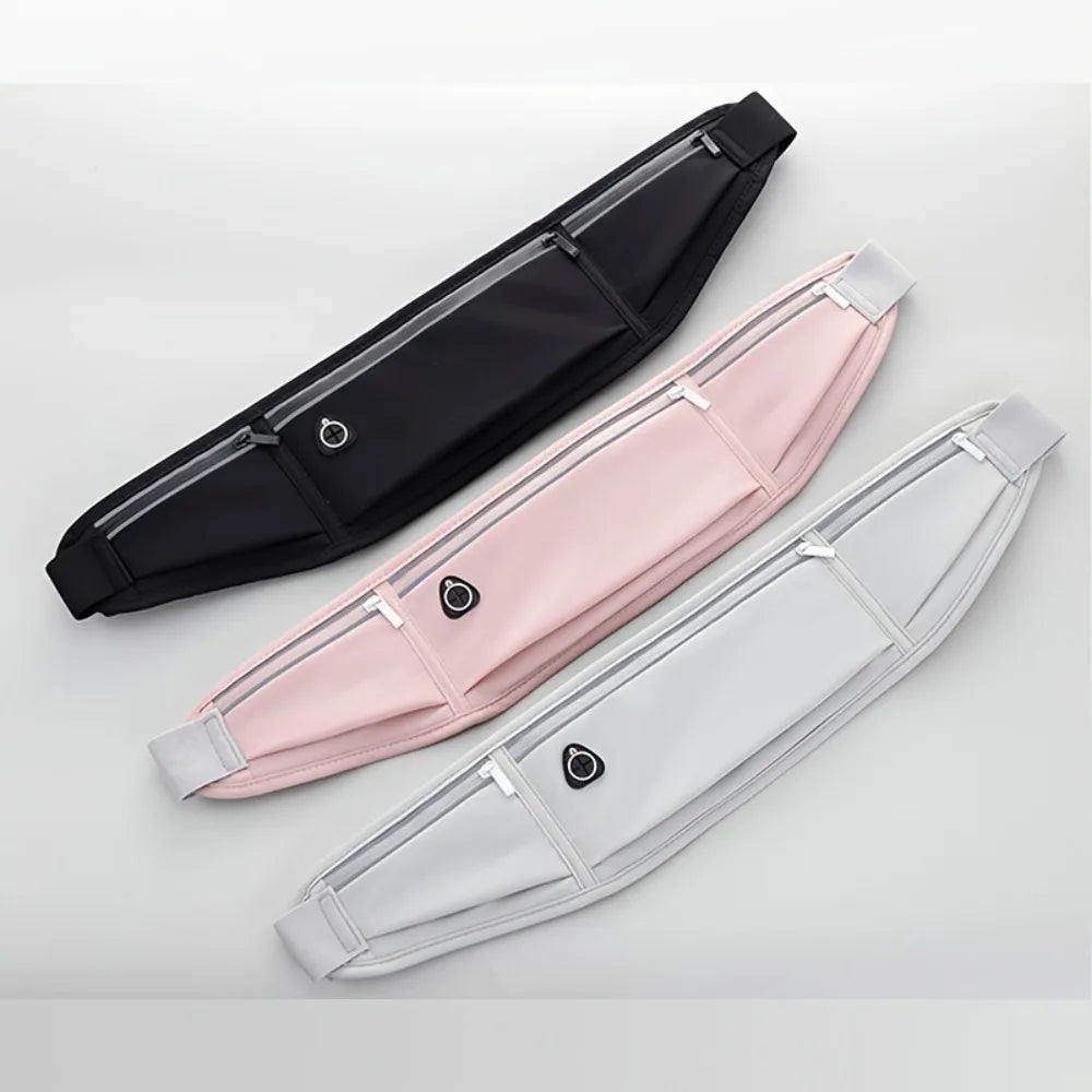 New Running Waist Bag Professional Men Women Elastic Waist Pack with Adjustable Strap Hidden Gym Sports Bags Mobile Phone Case