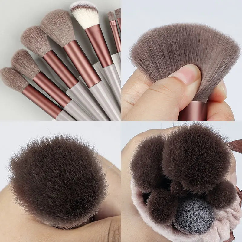 13PCS Makeup Brush Set | Essential Tools for Flawless Beauty