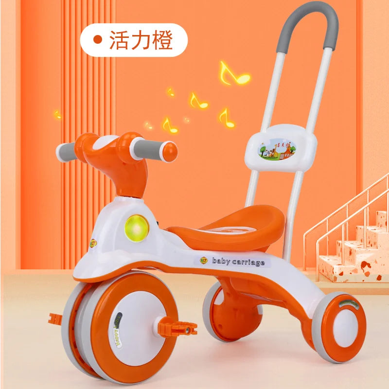 Safe & Fun Outdoor Kids Tricycle with Music | Perfect Pedal Bike