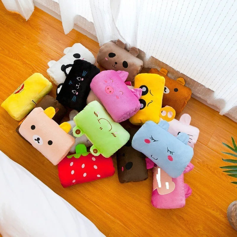 Cute Cartoon Arm Pillow | Soft Hand Warmer for Kids