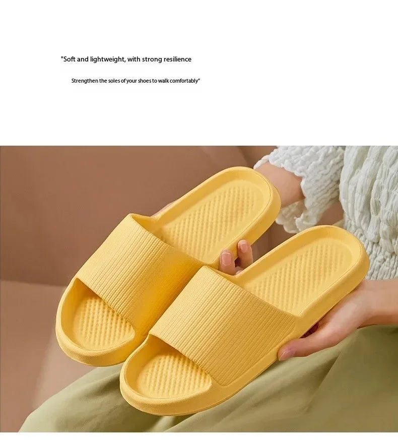 Unisex Soft EVA Cloud Slides | Non-Slip Indoor Slippers