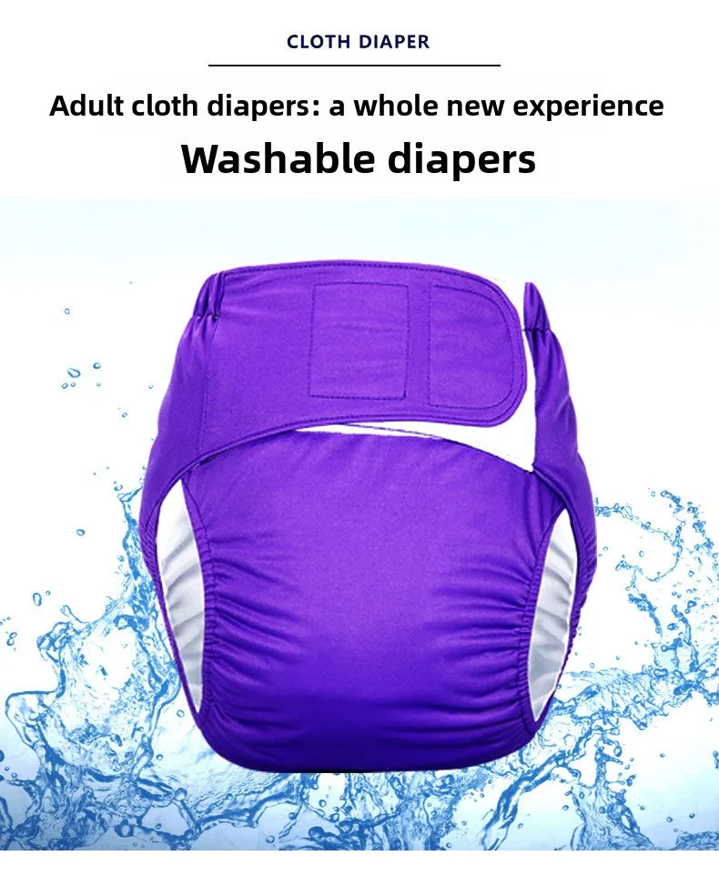 Washable Adult Cloth Diapers | Reusable, Waterproof & Anti-Leak