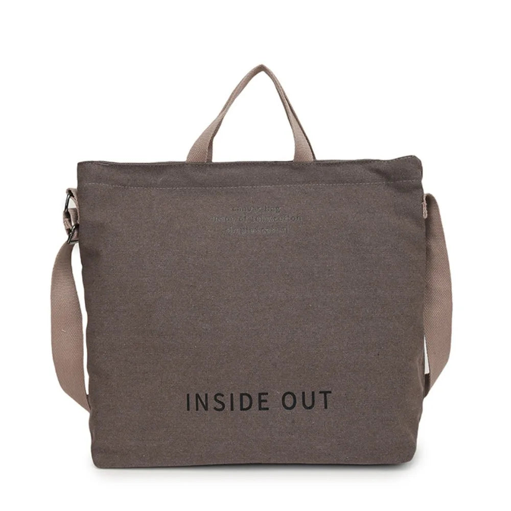 Large Canvas Shoulder Tote Bag | Stylish & Functional Handbag