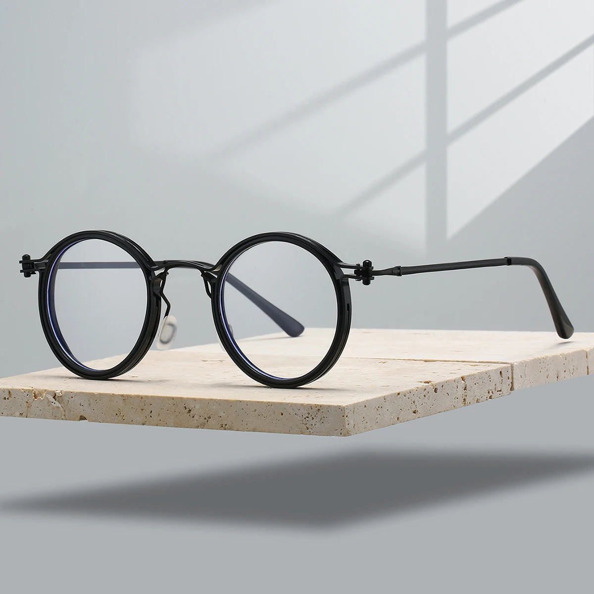 Stylish Retro Round Glasses | Chic Blue Light Blocking Eyewear