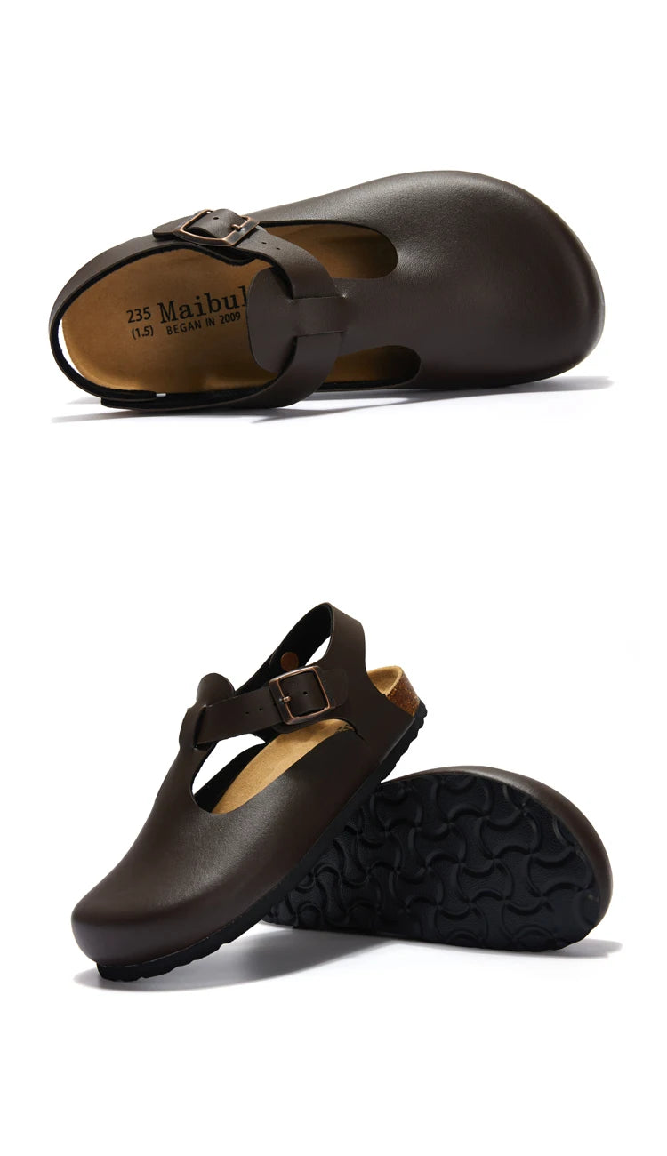 Summer Women's Gladiator Cork Sandals | Casual Buckle Straps