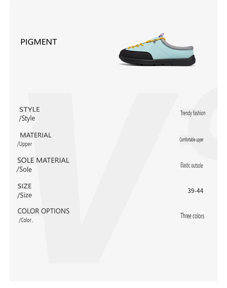 Men's Backless Slip-On Casual Sports Shoes | Comfortable & Stylish