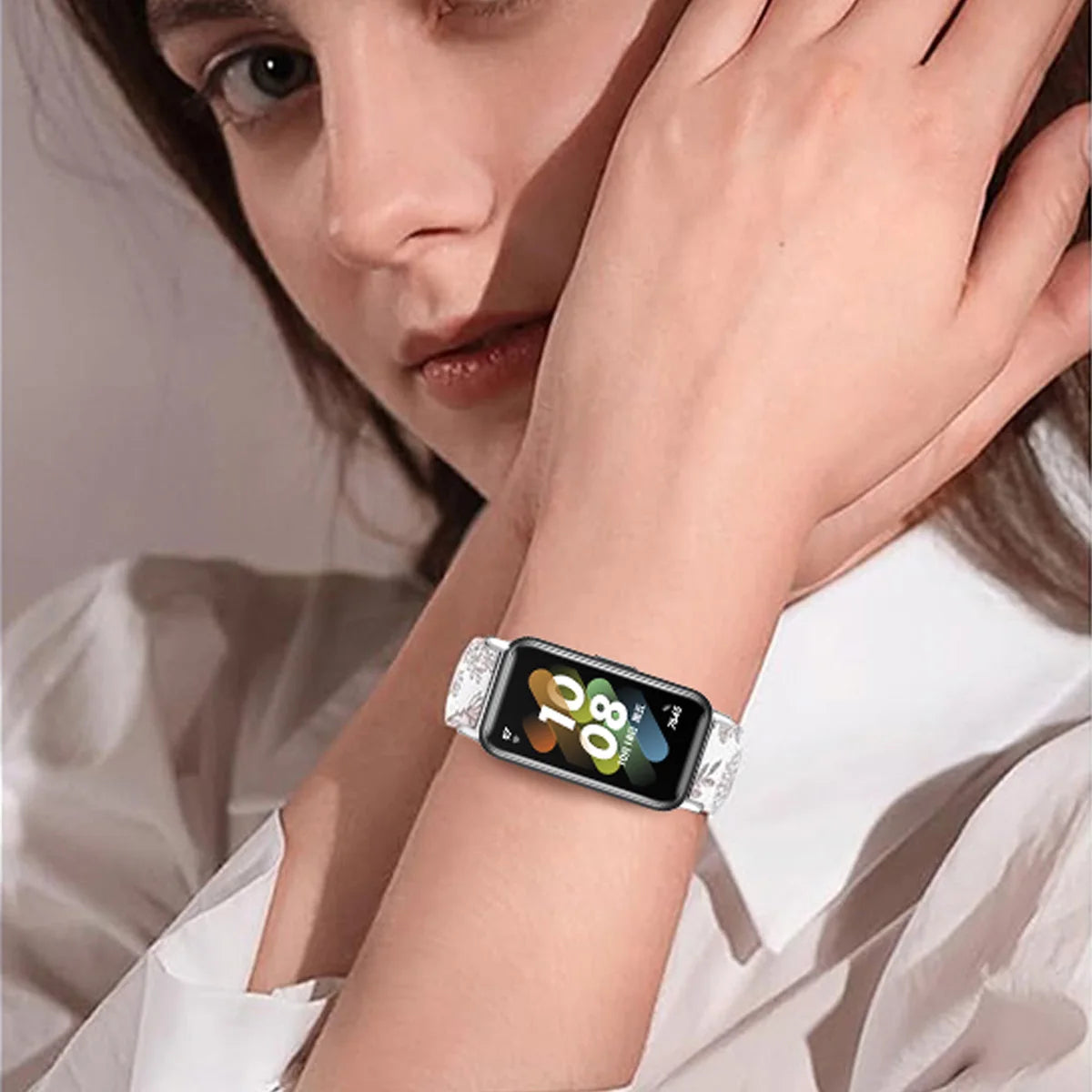 Adjustable Silicone Replacement Strap for Galaxy Fit 3