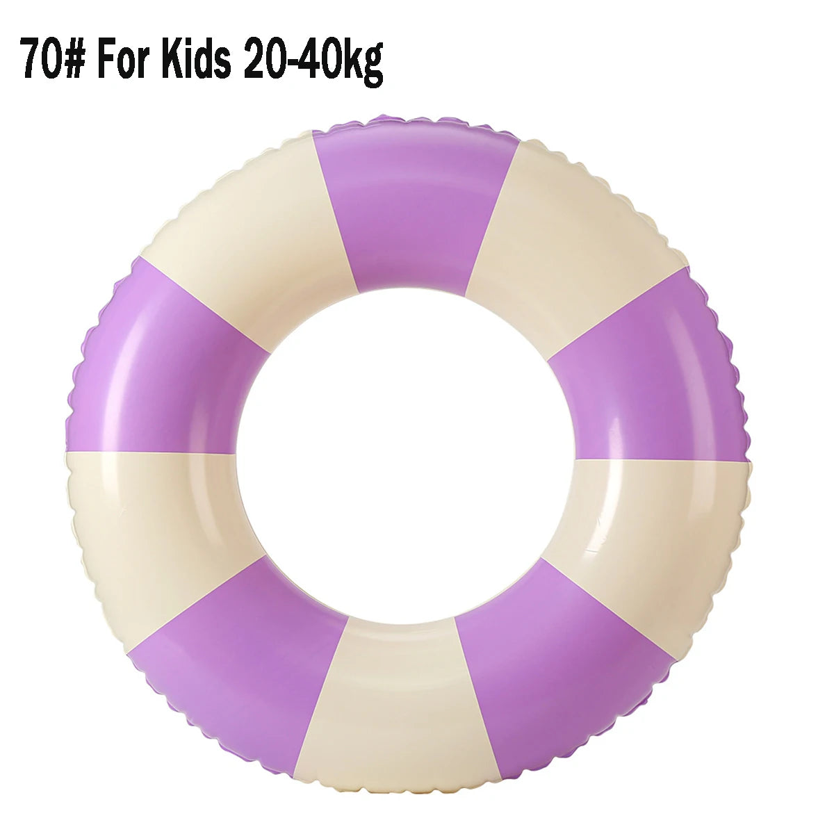 Inflatable Vintage Striped Pool Float | Stylish Swim Tube for All
