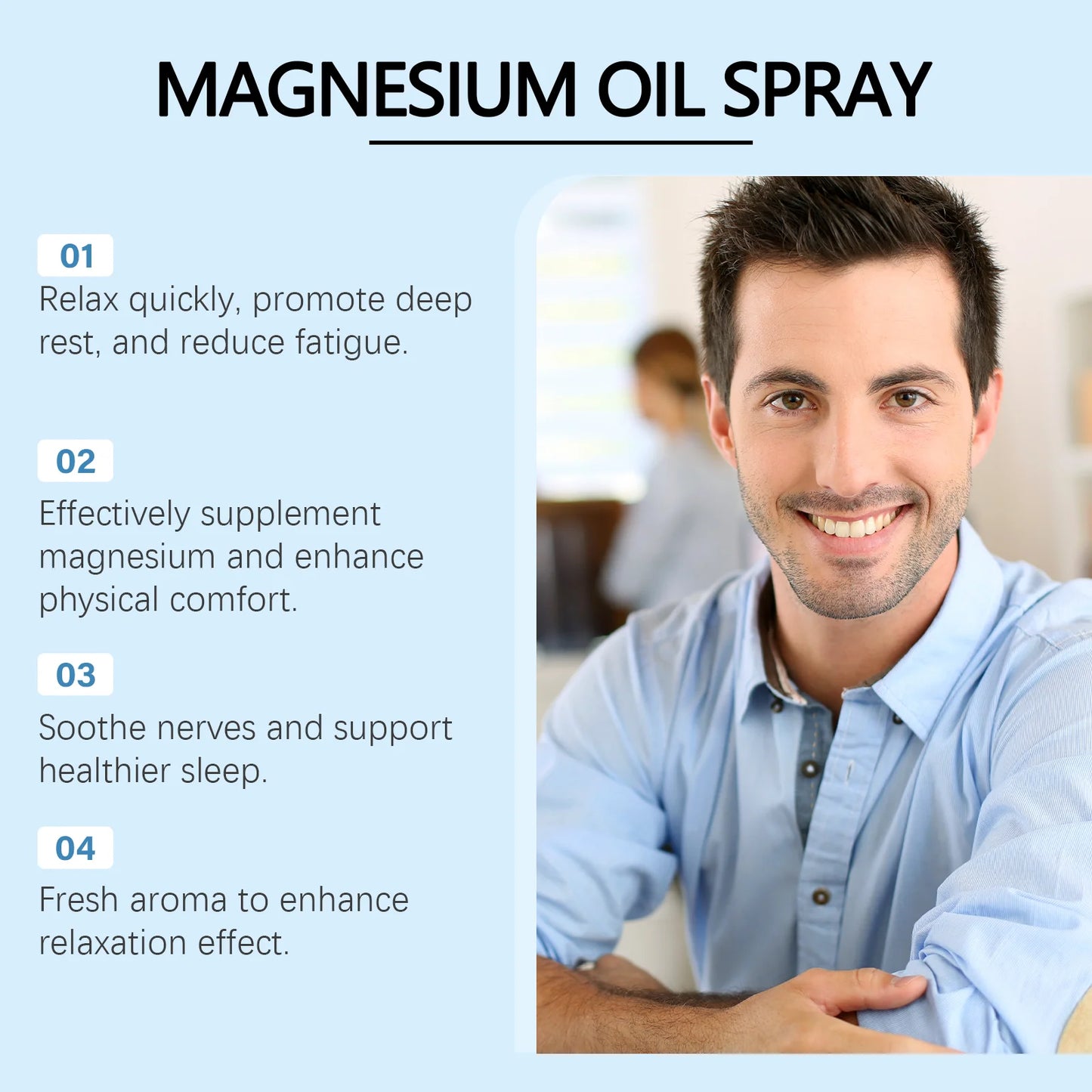 Magnesium Oil Spray for Relaxation & Muscle Relief | Better Sleep