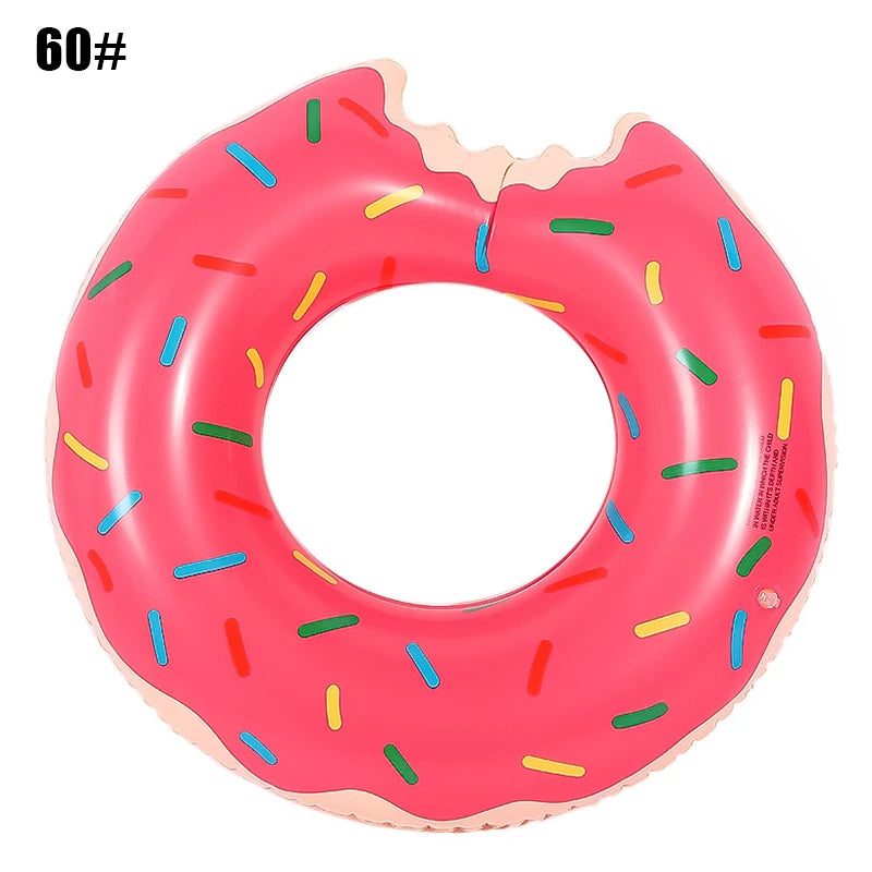 Inflatable Donut Swim Ring | Fun Pool Float for Kids & Adults