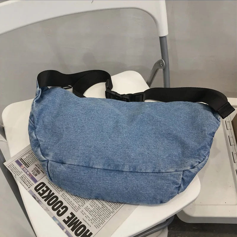 High Quality Denim Waist Bag | Stylish Crossbody Fanny Pack