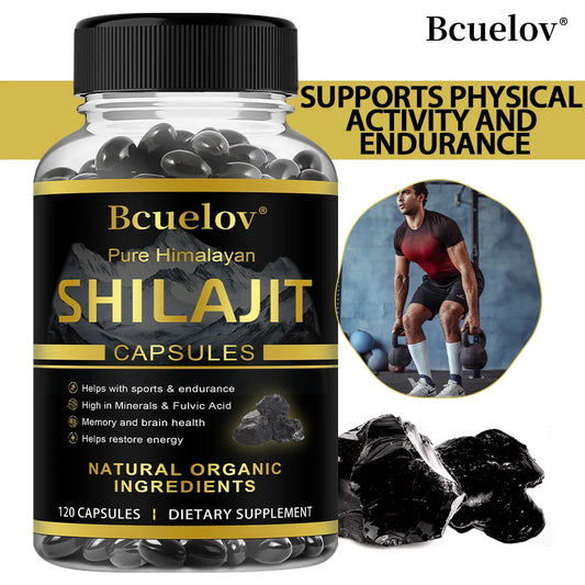 High Purity Shilajit Capsules | Boost Energy & Resist Stress