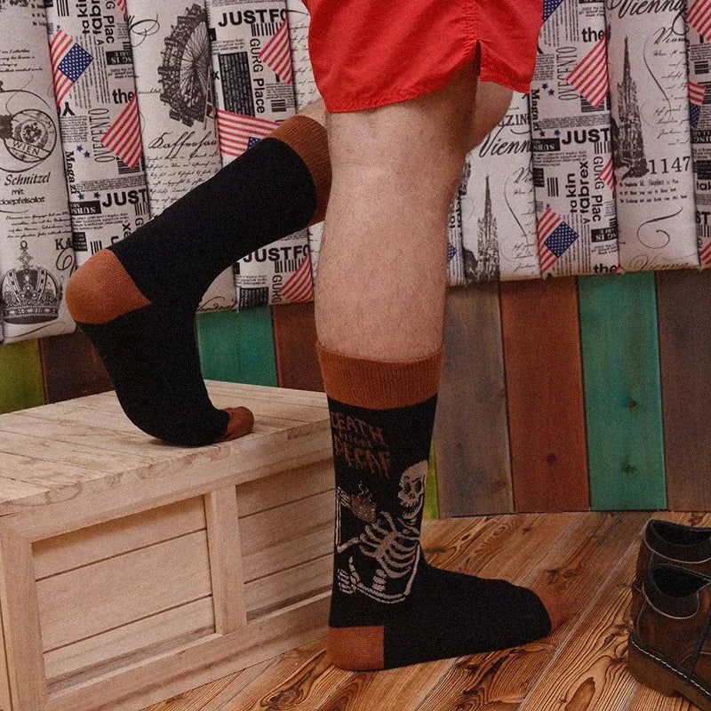 Funny Mid-Top Unisex Socks | Unique Hip Hop Shark Design