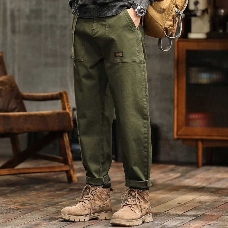 Men's Casual Cargo Pants | Comfortable Loose Fit Joggers