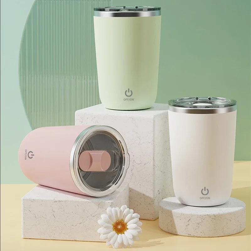 Rechargeable Automatic Coffee Stirring Mug | Electric Mixing Cup