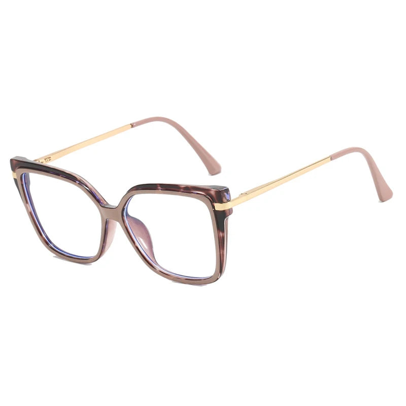 Stylish Retro Square Glasses Frame | Anti-Blue Light Protection