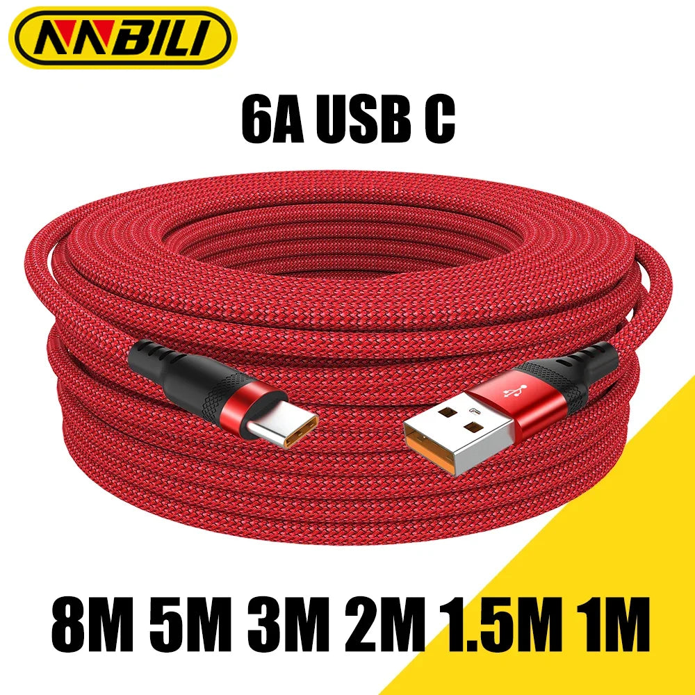 Super Fast Charge USB C Data Cable | Universal 5A Charging