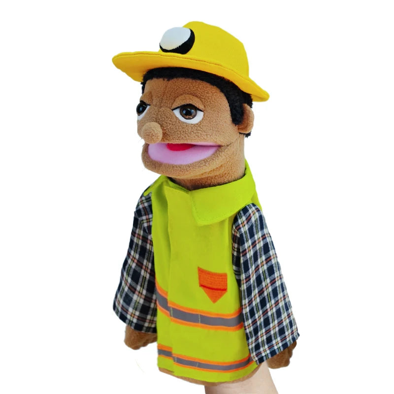 Cartoon Profession Series Plush Hand Puppets | Fun & Engaging Dolls