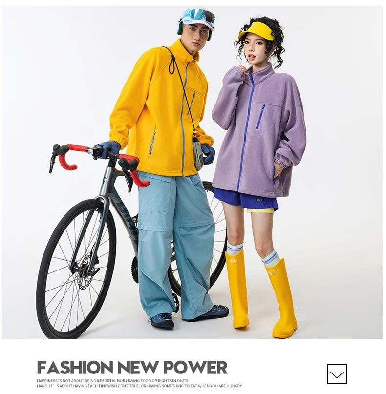 Lightweight Waterproof Fleece Jacket for Outdoor Adventures